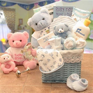 Newborn Baby Gift Ideas on Baby Boy Gift Basket   59 99 Here S A Lovely Gift For All You New Moms