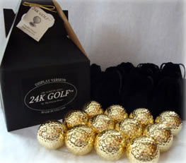 Gold Tone Golf Balls - Dozen