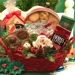 Gift Basket Drop Shipping Santa's Gourmet Gift Basket