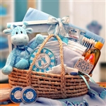 New Arrival Blue Baby Carrier Gift Basket