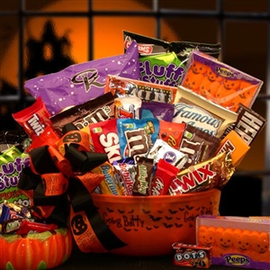 Giftbasket Drop Shipping No Tricks Just Treats Halloween Bucket