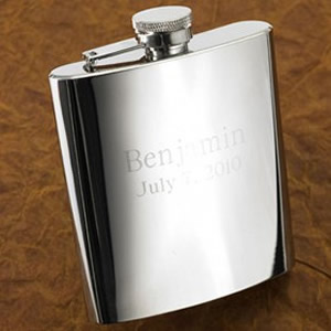 Engraved Gifts Engraved Mirror Flask
