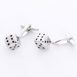 Personalized Jewelry Dice Cufflinks with Personalized Gift Box