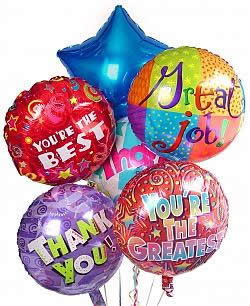 Last Minute Gifts Half Dozen Mylar Balloons New Years