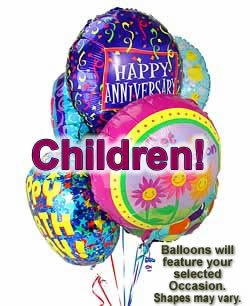 Last Minute Gifts Half Dozen Mylar Balloons Children