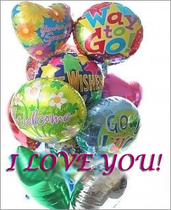 Last Minute Gifts Love Balloons - Dozen Mylar