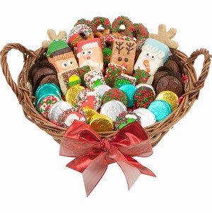 Lady Fortunes Giant Fortune Cookies Christmas Gourmet Bakery Gift Basket
