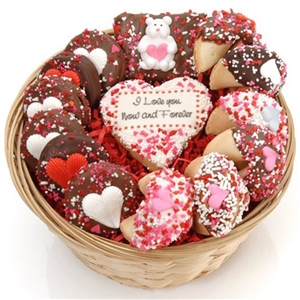 Lady Fortunes Giant Fortune Cookies Personalized Cookie Gift Basket