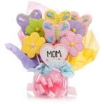 Spring Flowers Iced Sugar Cookie Bouquet