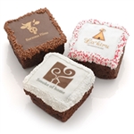 Custom Logo Belgian Chocolate Covered Brownies