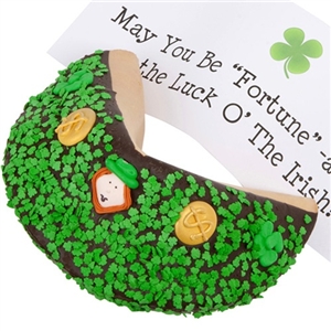 Lady Fortunes Giant Fortune Cookies St Patricks Day Giant Fortune Cookie