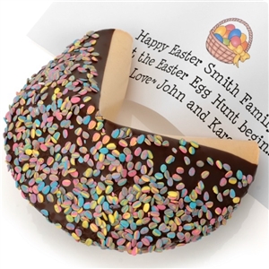 Lady Fortunes Giant Fortune Cookies Giant Confetti Easter Egg Fortune Cookie with Personalized Fortune