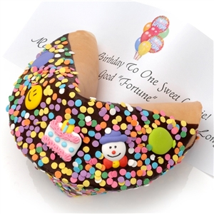 Lady Fortunes Giant Fortune Cookies Happy Birthday Giant Fortune Cookie with Personalized Fortune