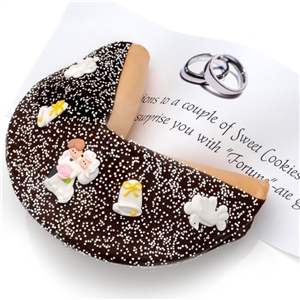 Lady Fortunes Giant Fortune Cookies Wedding Giant Fortune Cookie with Personalized Fortune