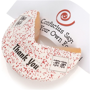 Lady Fortunes Giant Fortune Cookies Thank You Decorated Giant Fortune Cookie