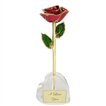 Crystal Heart Shaped Vase - For 1 Rose