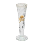 Crystal Vase with Rose Emblem