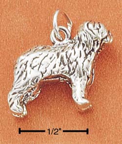 Sterling Silver Jewelry Designs Old English Sheepdog Charm