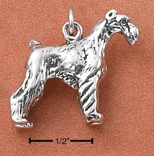 Sterling Silver Jewelry Designs Schnauzer Charm