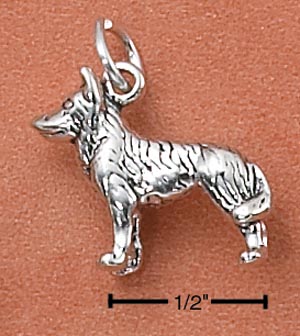 Sterling Silver Jewelry Designs Siberian Husky Charm