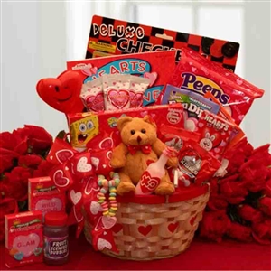 Valentine Childrens Gift Includes Toys and Treats