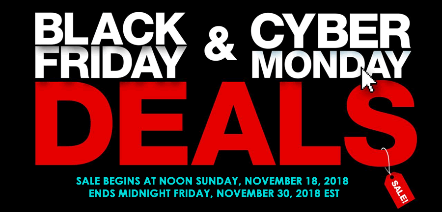 Black Friday Cyber Monday Sale 2018