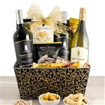 Robert Mondavi Private Selection Gift Basket includes 3 Bottles of Wine and Gourmet Treats