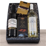 French Duo Wine and Chocolate Gift Box