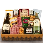 Wine Duo and Charcuterie Gift Box