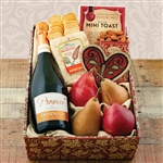 Prosecco and Pears Celebration Gift Box specifically for Valentines Day
