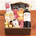 Buona Vita Italian Wine and Antipasto Gift Box