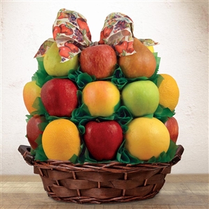 Fruit Extravaganza Gift Basket with 18 Pieces of Fresh Fruit
