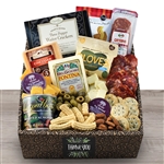 Classic Cheese and Meat Gift Box with Congratulations Theme