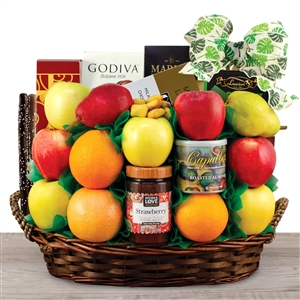 Masada Fruit and Kosher Food Gift Basket