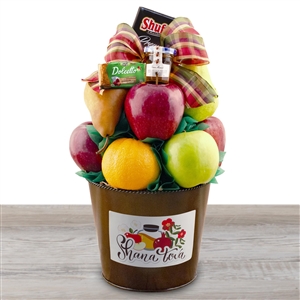 Apples Honey and Chocolate Gift Basket