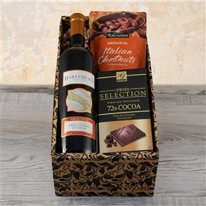 Passover Red Wine and Chocolate Gift Box