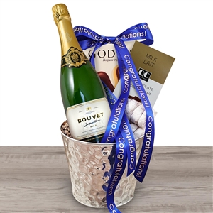 Congratulations Champagne and Chocolate Gift