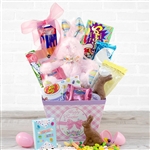 Somebunny's Special Easter Gift Basket in Pink