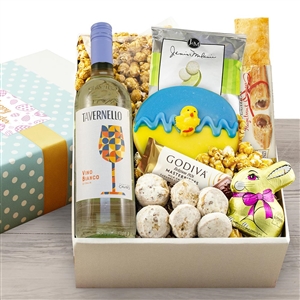 Easter White Wine and Sweets Crate