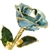 Light Blue 24K Gold Trimmed Rose