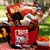 Barbeque theme Gift basket with a cooler serving as the gift basket