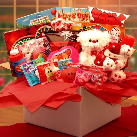 My Little Sweethearts Valentine Care Package - Valentine Gift Baskets Gift Baskets and Gourmet Food