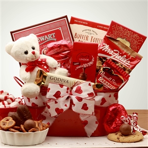 From My Heart Valentines Day Gift Basket