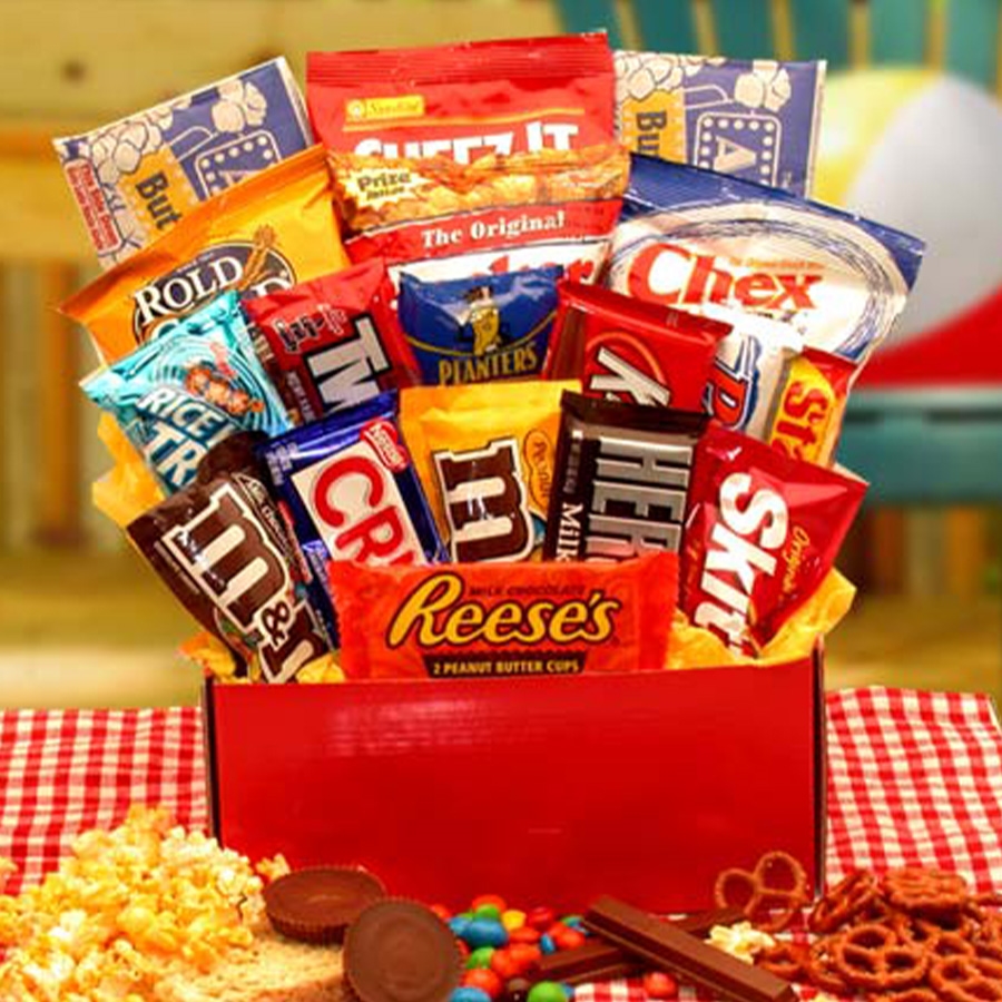 Red Theme Snack Box
