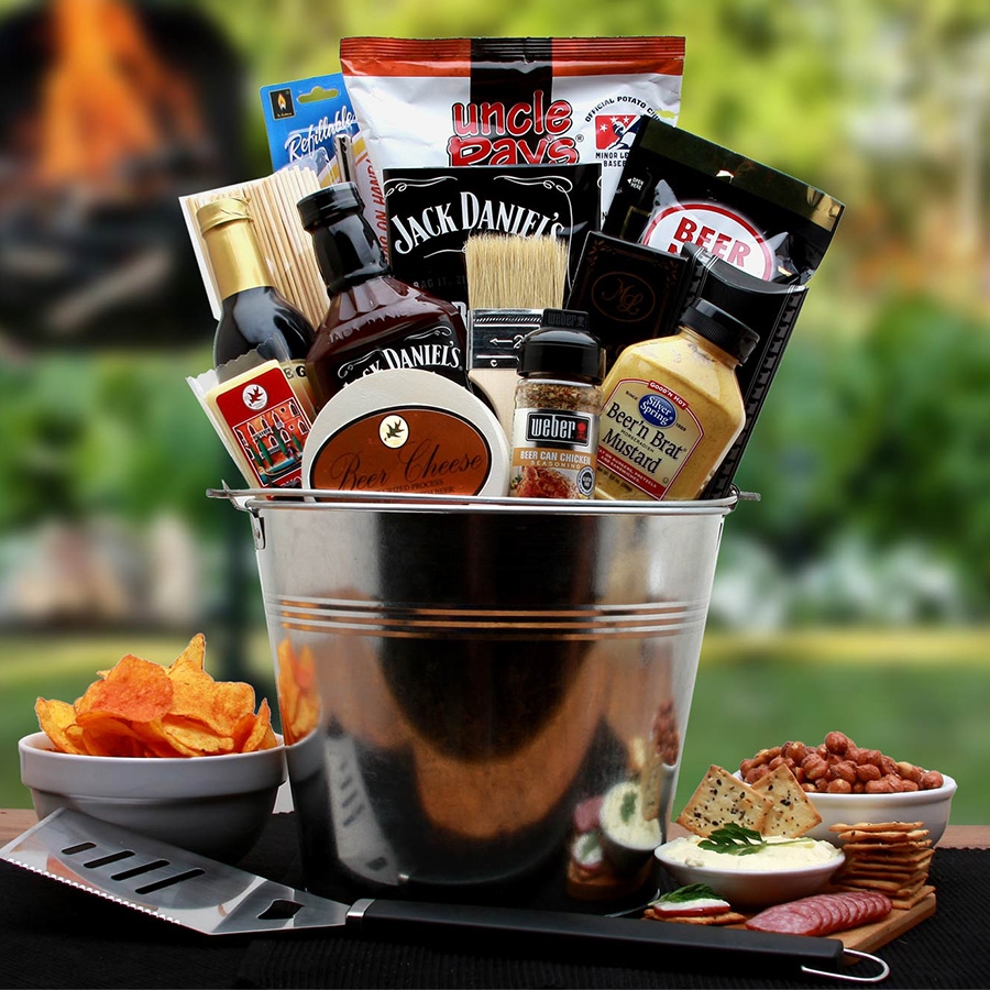 Bbq Gift Pail Barbeque Basket