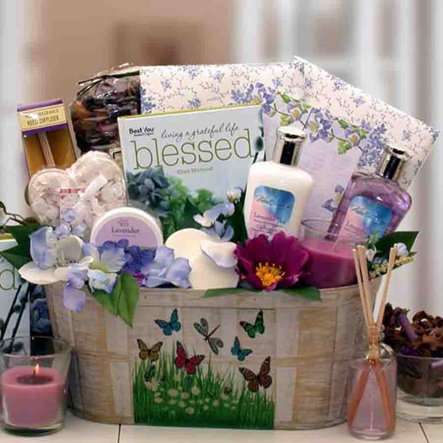 Mother's Day Gift Basket Idea - Spa at Home - Modern Glam