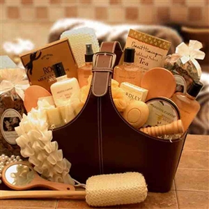 Spa Perfect Relax and Rejuvenate Tote - Surround Her in Soothing Scents of vanilla