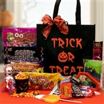 Trick Or Treat Halloween Tote Filled with Candy