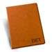 Personalized faux leather Portfolio in Rawhide Color