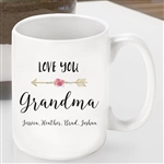 Love You Grandma Personalized Mug